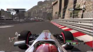 F1 2011 Time Trial Monaco WorldRecord 103829 [upl. by Yesnel]