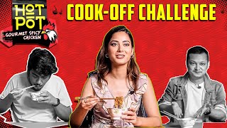 Noodles CookOff  Hotpot Challenge ft Shrinkhala Khatiwada Mr Foodie Mr Brownie [upl. by Notsuoh]