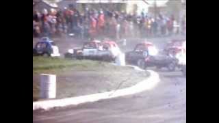 OLD STOCK CAR RACING ROCHDALE 1975wmv [upl. by Chelsey334]