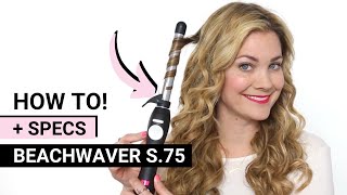 How To Beachwaver® S75 With Specifications  Beachwaver Co [upl. by Harewood]