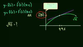 37 Linear Approximation [upl. by Wallache]