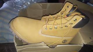 fake Timberland shoes unboxing India [upl. by Eillah]