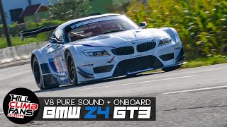 V8 BMW Z4 GT3  Jörg Weidinger  Hill Climb St Agatha 2021 [upl. by Jamill276]