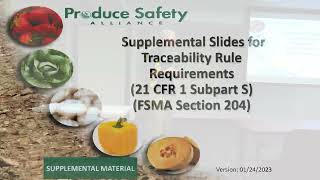 FSMA Produce Safety Update [upl. by Ozzie]