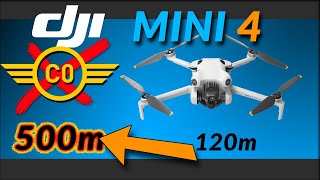 DJI Mini 4 Pro Anleitung Entfernung Höhenlimit und C0 Drohnenklasse [upl. by Kenley]