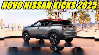 Novo Nissan Kicks 2025  LANÇAMENTO NO BRASIL  NOVO MOTOR TURBO E MAIS EQUIPADO [upl. by Puff]