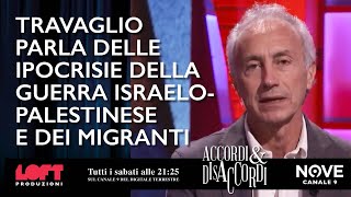 Travaglio e le ipocrisie sulla guerra a Gaza [upl. by Iny520]