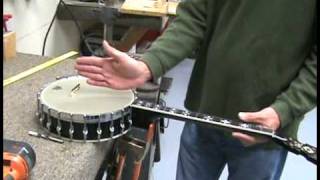 Banjo Neck Install on Banjo Pot PART 1 [upl. by Beal]