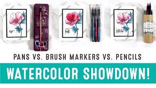 Watercolor Showdown  What’s Best Pans Brush Markers or Pencils [upl. by Rizzi874]