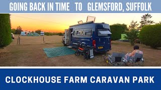 CLOCKHOUSE FARM Caravan Park Glemsford Suffolk  Vlog 510 [upl. by Standice]