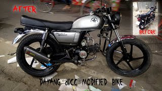 Bike modification I Runner Dayang 80cc I Bike parlour [upl. by Sanborn]