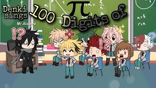 Top 5 100 digits of pi  mha  These are not my vids [upl. by Aiceled]