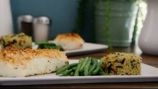 How to Make Almond Crusted Halibut  Fish Recipes  Allrecipescom [upl. by Rhynd]