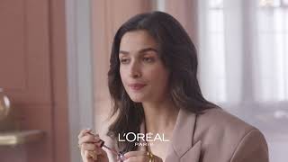 LOréal Paris  Im Worth It My Lipstick is Worth It Alia Bhatts Shade 601 Worth It [upl. by Kcirdek]