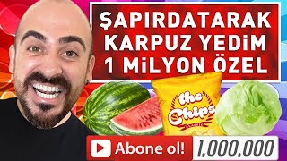 ŞAPIRDATARAK KARPUZ YEDİM 1 MİLYON ÖZEL TROLLEDİM [upl. by Ontine908]