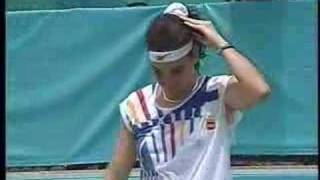 Arantxa Sanchez Vicario vs Kimiko Date 96 Oly QF part 17 [upl. by Ellekram909]