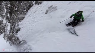 Extreme Skier Giulia Monego Skis Big Lines in La Grave France  Turns amp Curves Episode 2 [upl. by Aivle]