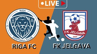 Riga FC Vs FK JELGAVA football live match today LatvianHigher league 2024 live goals [upl. by Anstice]