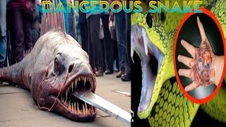 dangerous fish in the world 🔥most dangerous snake in the world [upl. by Nazler360]