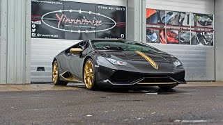 Lamborghini Huracan goes Black and Gold [upl. by Ennairek457]