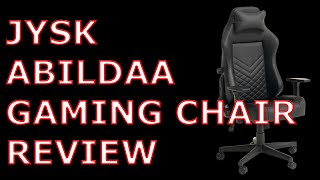 Jysk ABILDAA gaming chair review  looks good but has some quality issues [upl. by Ostap472]