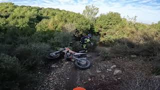 Beta RR350 2021 vs KTM 350 EXCF 2022 Hard Enduro Horshan [upl. by Nirrat]