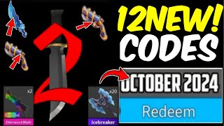 ⚠️ NEW CODES ⚠️ ALL WORKING CODES For Murder Mystery 2 October 2024Roblox Murder Mystery 2 Codes [upl. by Merilee]