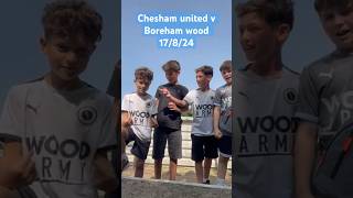 Chesham united v Boreham wood vlog 17824 football nonleague [upl. by Etteoj]