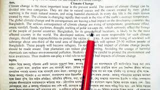 Climate Change Paragraph  English Paragraph Climate Change  বাংলা অর্থসহ ইংরেজি প্যারাগ্রাফ [upl. by Oicnecserc981]