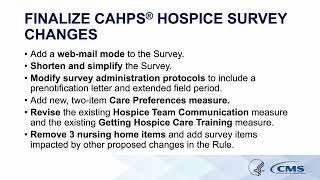 CMS Hospice Quality Reporting Program August 2024 Forum [upl. by Dukey839]