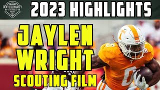 Jaylen Wright Scouting Film  2024 NFL Draft Rookie Prospect [upl. by Nidnal]