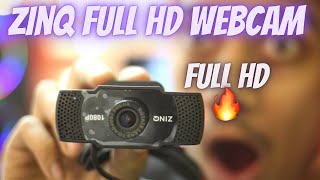 Best Webcam Under 1000🔥  Zinq Full HD 1080P 21 Megapixel 30 FPS USB Webcam  Unboxing And Review [upl. by Ydde]