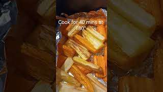 Honey roasted parsnips and carrots in the air fryer cooking food [upl. by Nylicaj826]