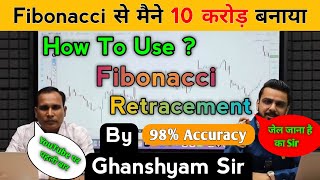 Fibonacci Retracement Strategy By Ghanshyam sir  GhanshyamTech Secret Strategy [upl. by Meador]