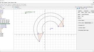 Animating a Rotation in Geogebra [upl. by Nera]