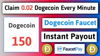 Dogepick  Dogecoin Faucet Earning Website  Dogecoin Faucet Instant Payout  Dogecoin Faucet [upl. by Eneleoj]