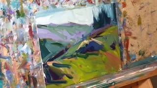 Awesome Landscape Oil Painting Demo  Impressionist Loose Brush by Artist Jose Trujillo [upl. by Egni]