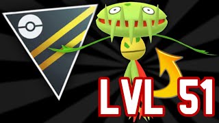 LEVEL 51 CARNIVINE GOES ON A WIN STREAK IN THE ULTRA LEAGUE  Pokémon Go Battle League [upl. by Notsecnirp]