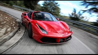 Ferrari 488 Spider  notre premier essai exclusif et toutes les infos VIDEO [upl. by Ivory]