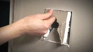 Bunnings DIY Hints and Tips  Fixing A Hole In The Wall [upl. by Melitta]