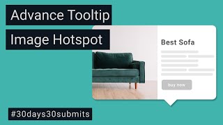 Create Advance Tooltip  Image Hotspot using HTML CSS JavaScript [upl. by Ailina]