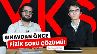 YKS ÖNCESİ TYT FİZİK DENEME ÇÖZÜMÜ  SINAV ÖNCESİ TEKRAR TADINDA [upl. by Blanch]