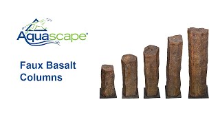 Aquascape Faux Basalt Column Outdoor Fountains [upl. by Yeldah]