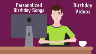 Make Birthday Song Of Any Name  Personalized Happy Birthday Song [upl. by Acinoryt]