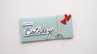 Beautiful Birthday Card Making  DIY Birthday Card Ideas  Dinesh Arts [upl. by Mcgraw517]