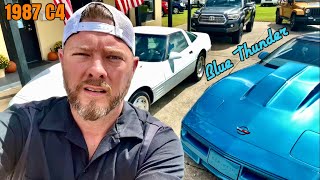 Going for a Ride in the 1987 C4 Corvette  Blue Thunder [upl. by Tilden]