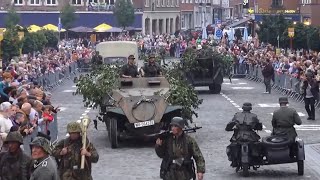 Libération de la ville de Nivelles par les troupes américaines Belgique  WWII [upl. by Aramoiz]