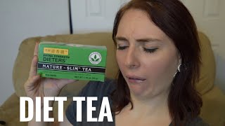 Trying Extra Strength Dieters NatureSlim Tea 🌿Triple Leaves Brand Weight Loss Tea 🍃 Senna Laxative [upl. by Finkelstein]