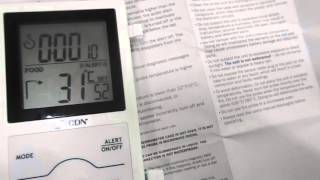 DualSensing Probe ThermometerTimer CDN Brand model DSP1 [upl. by Einavoj]