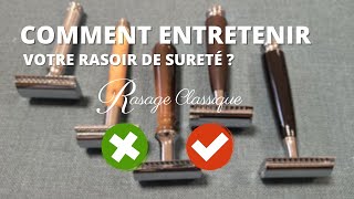 Comment entretenir votre rasoir de sûreté [upl. by Vlada]